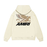 Amiri hoodie mottled pegasus print