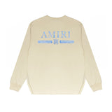Amiri long sleeve shirts crayon horizontal strip printing