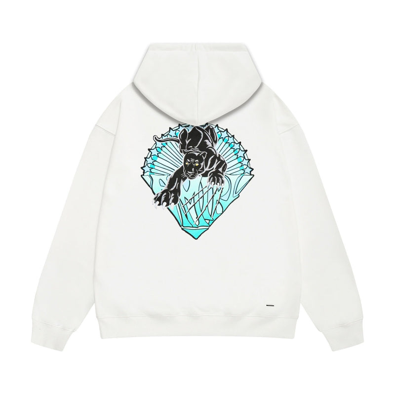 Amiri hoodie black panther print