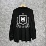Amiri long sleeve shirts flower shield printing
