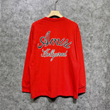 Amiri long sleeve shirts letter-filled printing