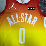 NBA Jerseys 23 season, All-Star, Yellow 0, Tatum