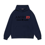 Amiri hoodie red font printing