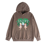 Amiri washed hoodie angel twins washed distressed printing