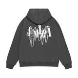 Amiri hoodie chain letter printing