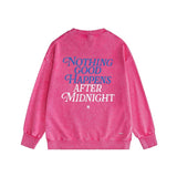 Amiri washed sweatshirt earth letterprinting washed and distressed