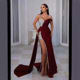 Women Party Dress Sexy Temperament Evening Gown (Ss0416)