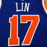 NBA Jerseys, Knicks, Blue 17, Jeremy Lin