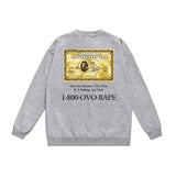 Bathing ape Crew neck sweatshirt