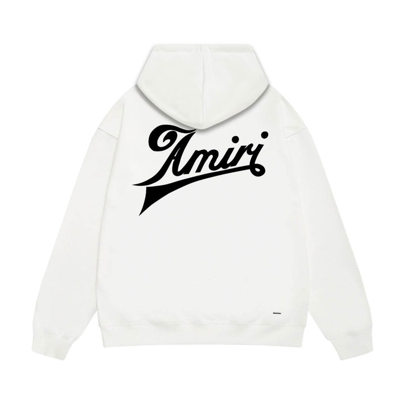 Amiri hoodie slanted letter printing