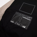 C.e hoodie autumn winter c.e patch color block terry hooded sweatshirt
