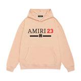 Amiri hoodie red font printing