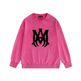 Amiri washed sweatshirt large label print washed old
