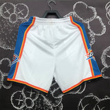 NBA Shorts Thunder, white, shorts
