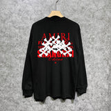 Amiri long sleeve shirts china limited bone printing