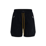 Rhude Shorts Letter Embroidered Tether Casual Shorts Beach Sweatpants