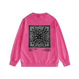 Amiri washed sweatshirt simple standard square scarf printing washed and distressed