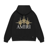Amiri hoodie bone crack star print
