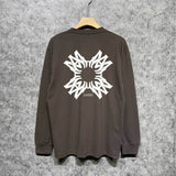 Amiri long sleeve shirts simple letter print