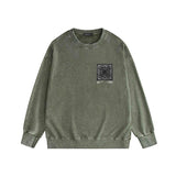 Amiri washed sweatshirt simple standard square scarf printing washed and distressed