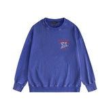Amiri washed sweatshirt bull printing washed and distressed