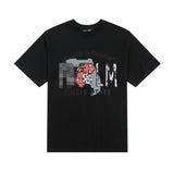 Palm Angels T Shirts Skull Letter Print Short Sleeve T-Shirt
