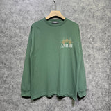 Amiri long sleeve shirts bone crack star printing