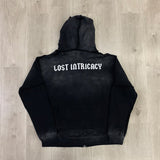 Lost intricacy Hoodie rhinestones