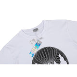C.e t shirts creative geometric pattern round neck pullover short sleeve for men and women