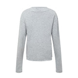 Men long sleeved shirt retro bottom shirt pure color silm deconstructed pleated men's