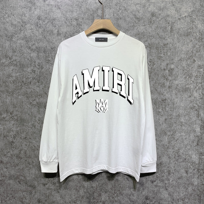 Amiri long sleeve shirts spider projection printing