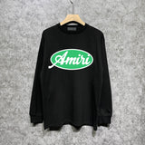 Amiri long sleeve shirts oval letterprinting