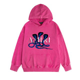 Amiri washed hoodie new font cobra washed distressed printing