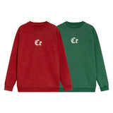 C.e sweatshirt spring & fall c.e printing light-change batik round neck pullover sweatshirt one piece wholesale
