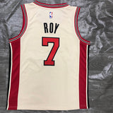 NBA Jerseys Trailblazer, Off White 7, Roy