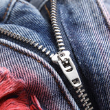 Mens Fashion Jeans Colorful Destructive Ribbons 5715#