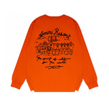 Amiri long sleeve shirts sketch country printing