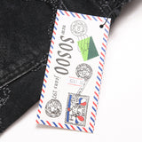 Mens Fashion Jeans Chain embroidery S8261#