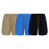 Rhude Shorts Letter Embroidered Tether Casual Shorts Beach Sweatpants