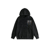 Amiri washed hoodie colorful ink splash paint mother printing