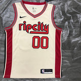 NBA Jerseys Trail Blazers, Off-White 00, Anthony