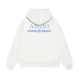 Amiri hoodie crayon horizontal stripes printing