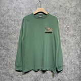 Amiri long sleeve shirts mottled pegasus printing