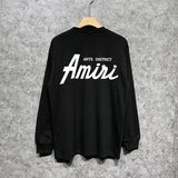 Amiri long sleeve shirts pure letterprinting