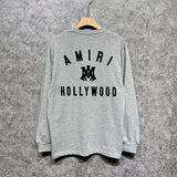 Amiri long sleeve shirts hollywood spider printing