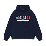 Amiri hoodie red font printing