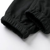 Bathing Ape Pants Autumn and Winter Ape Head Embroidered Label Men's Solid Color Trousers Casual Pants