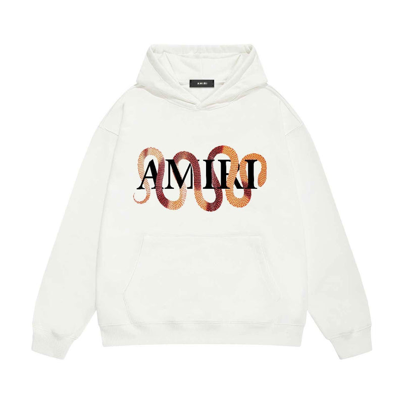 Amiri hoodie gold snake print