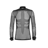 Men's Body Shaping Waistband Belly Shaping Mesh Fabric Body Shaping Top