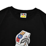 Bathing Ape T Shirt Summer, Shark Hoodie Printed Short Sleeve T-Shirt